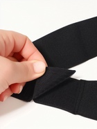 Бандаж на голеностоп, с липучкой, 60×5 см, чёрный - Фото 2