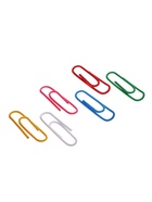 Скрепки 25 мм цветные в пластиковой тубе 300 штук - Фото 3