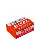 Скрепки 28 мм никелированные в картонной коробке 100 штук - Фото 3