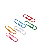 Скрепки 28 мм цветные в пластиковой тубе 300 штук - Фото 4