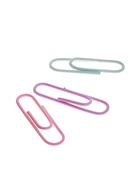 Скрепки 28 мм пастель в пластиковой тубе 300 штук - Фото 3