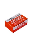 Скрепки 33 мм никелированные в картонной коробке 100 штук - Фото 3