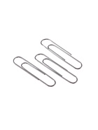 Скрепки 50 мм никелированные в картонной коробке 50 штук - Фото 4