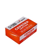 Скрепки 50 мм цветные в картонной коробке 50 штук - Фото 3