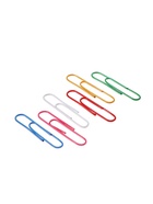 Скрепки 50 мм цветные в картонной коробке 50 штук - Фото 4