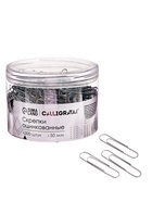 Скрепки 50 мм оцинкованные в пластиковой тубе 300 штук - Фото 2