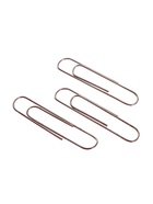 Скрепки 78 мм никелированные в пластиковой тубе 100 штук - Фото 4