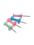 Кнопки силовые пастель 50 штук в пластиковой тубе - Фото 4