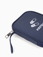 Косметичка-аптечка дорожная на молнии, с ручкой, маленькая, синяя - Фото 4