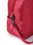 Сумка дорожная, 3 наружных кармана, держатель для чемодана, на молнии, длинный ремень, бордовая - Фото 3