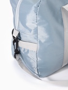 Сумка дорожная на молнии, 3 наружных кармана, держатель для чемодана, длинный ремень, голубая - Фото 4