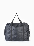 Сумка дорожная на молнии, 3 наружных кармана, держатель для чемодана, длинный ремень, чёрная - Фото 4