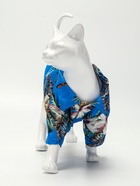 Рубашка для собак «Тропики», размер L, ДС 28, ОГ 36, ОШ 26 см, голубая - Фото 4