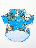 Рубашка для собак «Тропики», размер L, ДС 28, ОГ 36, ОШ 26 см, голубая - Фото 7