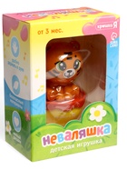 Игрушка детская, неваляшка «Тигрёнок», оранжевый - Фото 4