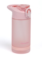 Бутылка для воды onlytop, 550 мл, тритан, с трубочкой, с поильником, розовая - Фото 2