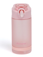 Бутылка для воды onlytop, 550 мл, тритан, с трубочкой, с поильником, розовая - Фото 4