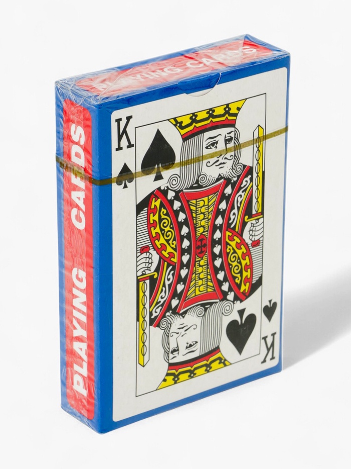 Карты игральные «Король», колода 54 шт., 5.7×8.7 см, синяя рубашка - Фото 1