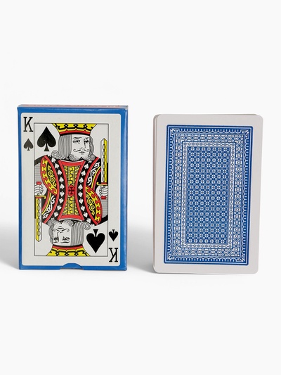 Карты игральные «Король», колода 54 шт., 5.7×8.7 см, синяя рубашка