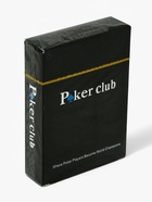 Карты игральные пластиковые 54 шт Poker Club, для игры в покер, 9 х 6 см, синяя рубашка 10747162 - фото 1657535