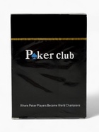 Карты игральные пластиковые 54 шт. Poker Club, для игры в покер, 9×6 см, синяя рубашка - Фото 5