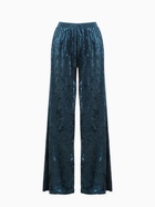 Комплект женский (жакет, брюки) KAFTAN Velvet 52-54, синий - фото 809415621