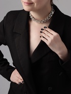 Чокер-колье «Сияние» соло, цвет белый в серебре, 36 см - Фото 2