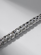 Чокер-колье «Сияние» соло, цвет белый в серебре, 36 см 10749659