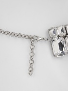 Чокер-колье «Сияние» дуэт, цвет белый в серебре, 36 см - Фото 4