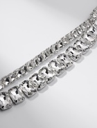 Чокер-колье «Сияние» дуэт, цвет белый в серебре, 36 см - Фото 6