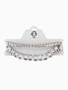 Чокер-колье «Сияние» дуэт, цвет белый в серебре, 36 см - Фото 7