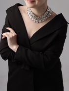 Чокер-колье «Сияние» трио, цвет белый в серебре, 36 см - Фото 4