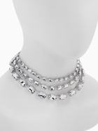 Чокер-колье «Сияние» трио на увеличение, цвет белый в серебре, 36 см - Фото 1