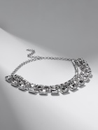 Чокер-колье «Сияние» трио на увеличение, цвет белый в серебре, 36 см - Фото 5