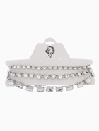 Чокер-колье «Сияние» трио на увеличение, цвет белый в серебре, 36 см - Фото 7