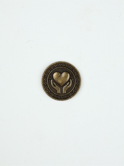 Монета сувенир «Крепкого здоровья», диам. 2.5 см