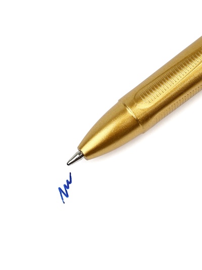 Ручка шариковая, синяя паста, в коробке, пластик «С 23 февраля, защитник»