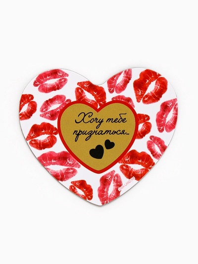 Магнит со скретч-слоем «Хочу тебе признаться», 7×6 см