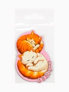 Магнит полимерный «Коты. 8 марта», 4.6×6.8 см 10643503 - фото 13808747