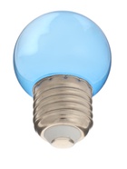 Лампа светодиодная, G45, Е27, 1.5 Вт, для белт-лайта, прозрачная, набор 10 штук, свечение синее - Фото 4