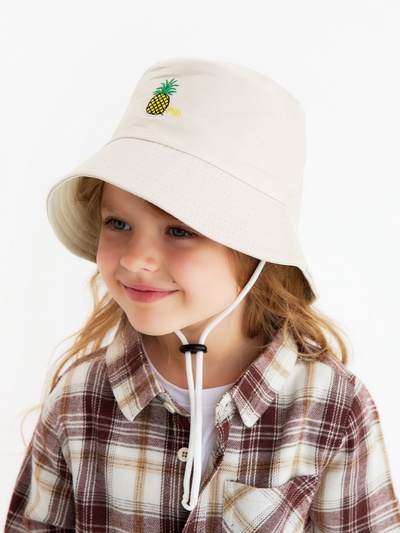 Панама детская KAFTAN «Ананас», бежевая, размер 54