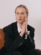 Браслет манжета «Углы», металл, цвет серебро - фото 54797444