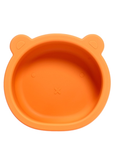 Набор для кормления «Мишка», 2 предмета, цвет коричневый