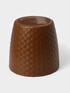 УЦЕНКА Горшок для цветов без поддона 2 л «Ротанг», темно-коричневая - Фото 2