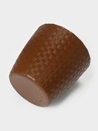 УЦЕНКА Горшок для цветов без поддона 2 л «Ротанг», темно-коричневая - Фото 3