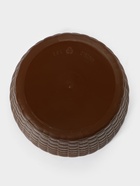 УЦЕНКА Горшок для цветов без поддона 2 л «Ротанг», темно-коричневая - Фото 4