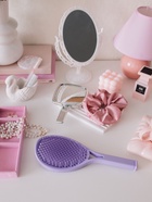 Расчёска для сушки волос, массажная, 24×10 см, фиолетовая - Фото 3