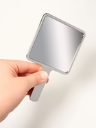 Зеркало с ручкой, 16×9 см, серебристое - Фото 3