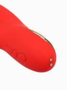 Вибратор с вакуумно-волновой стимуляцией клитора и точкой G, красный - Фото 7