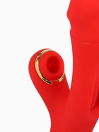 Вибратор с вакуумно-волновой стимуляцией клитора и точкой G, красный - Фото 5